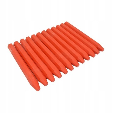 KREDA WOSKOWA BUDOWLANA CZERWONA 12SZT 12CM