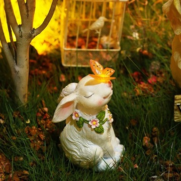 Lampy słoneczne na zewnątrz Lampy ogrodowe Figurki