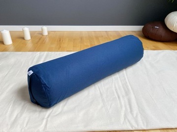 Wałek bolster do JOGI 70x20cm z pokrowcem GRANAT