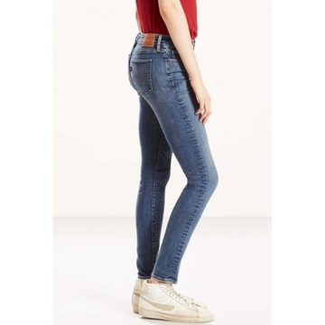 Levis Damskie dżinsy 711 Skinny ANTIQUED 188810199-VEL31-32