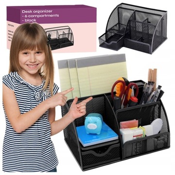 ОРГАНАЙЗЕР ДЛЯ НАСТОЛЬНЫХ ИНСТРУМЕНТОВ, ЧЕРНЫЙ МЕТАЛЛ