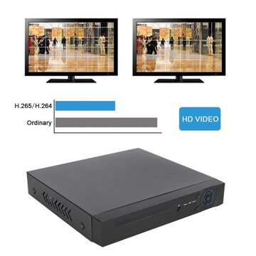 Rejestrator wideo z dyskiem twardym 4CH 1080P HD POE NVR H.265 Net L3