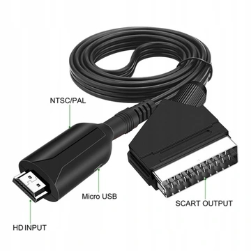 Переходной кабель-переходник с Euro HDMI на Scart