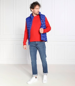 TOMMY HILFIGER sweter | Regular Fit | czerwony