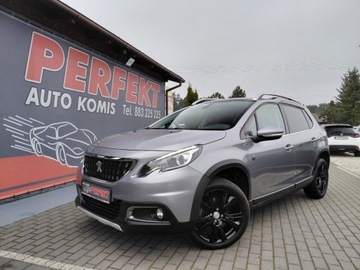 Peugeot 2008 I SUV Facelifting 1.2 PureTech 110KM 2019 Peugeot 2008 Kamera Panorama Alu PDC Sensor 1.2 Benzyna 110KM