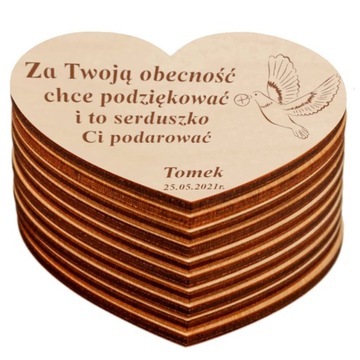 Магнит Благодарность гостям Причастие Крещение 10 шт.