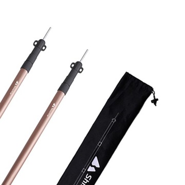 Регулируемые брезентовые стойки, набор из 2 шампанских