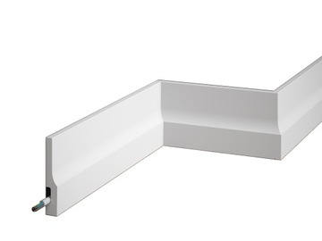 Listwa podłogowa, przypodłogowa Mardom QS009 10 cm