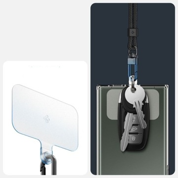 Ремешок для телефона Spigen на плечо и запястье, длинный регулируемый шнур.