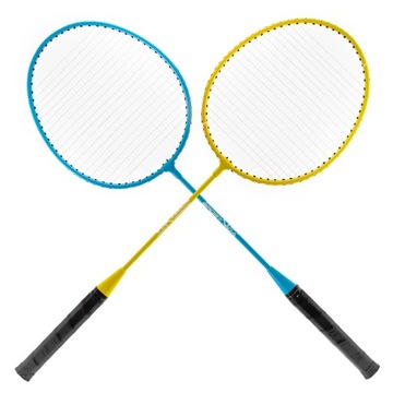 НАБОР XXL ДЛЯ БАДМИНТОНА ИЗ 4 РАКЕТОК СЕТКА ДЛЯ БАДМИНТОНА SPORTVIDA СТАВНИ