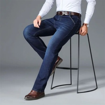 Jeans For Men's Straight Business Casual Pants Reg