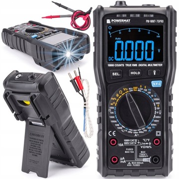 MULTIMETR CYFROWY ELEKTRYCZNY MIERNIK PRĄDU LCD