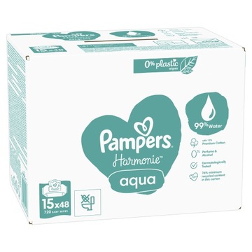 Влажные салфетки Pampers Harmonie 15 х 48 шт.