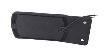 БЕЛО-КРАСНЫЙ ПОДВЕСНОЙ КОНТУРНЫЙ СВЕТИЛЬНИК + ЛАМПОЧКА