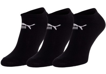 НОСКИ МУЖСКИЕ PUMA, ХЛОПКОВЫЕ НОСКИ, ЧЕРНЫЕ, 3 ПАРЫ, Размер: 43-46