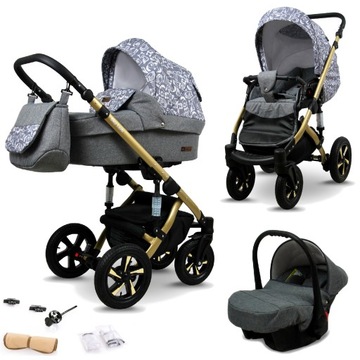Wózek 3w1 dziecięcy spacerówka BabyLux Sky Lark