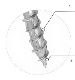 Плотницы винты для дерева 4x40 км.