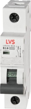 Wyłącznik nadprądowy LVS101-B16