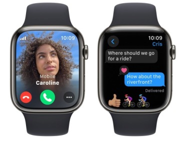 Умные часы Apple Watch Series 9 с GPS и сотовой связью, 45 мм Midnight SB M/L CEL A2984