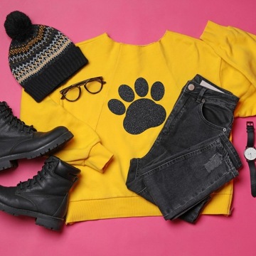 Folia Termotransferowa Flex 100x50 na metry Czarna Brokatowa