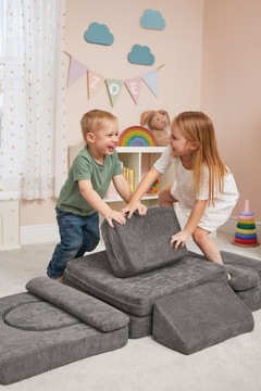 KANAPA DZIECIĘCA SKŁADANA SOFA DO POKOJU DZIECKA MODUŁOWA SKŁADANA DZIECI