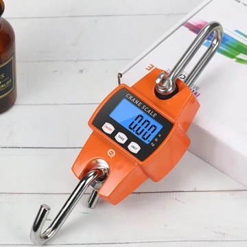 WAGA HAKOWA ELEKTRONICZNA DŹWIGOWA WĘDKARSKA WISZĄCA PRZEMYSŁOWA DO 300 KG