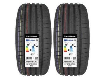 2 Opony letnie 225/45R17 DUNLOP SPORTMAXX RT2 RANT 2024r