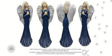 Фигурка ангела, большое украшение, подарок, цветная гравировка