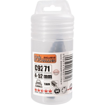 WIERTŁO STOPNIOWE SPIRALNE DO METALU STALI BLACHY CHOINKOWE 4-52 MM SOLIDNE