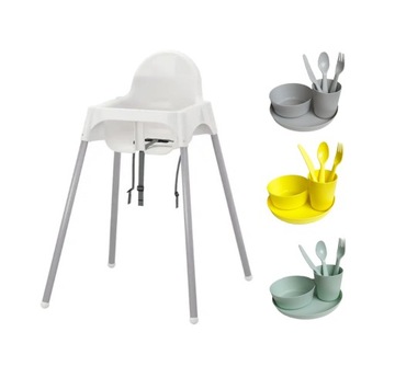 IKEA ANTILOP RZESEŁKO DO KARMIENIA + ZESTAW KALAS