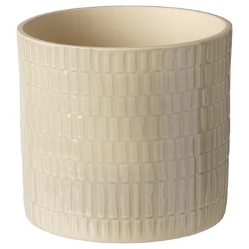 OSŁONKA DONICZKI CERAMICZNA BEŻOWA 12 CM CHIAFRON