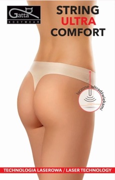 Бежевые трусики-стринги Gatta String Ultra Comfort S
