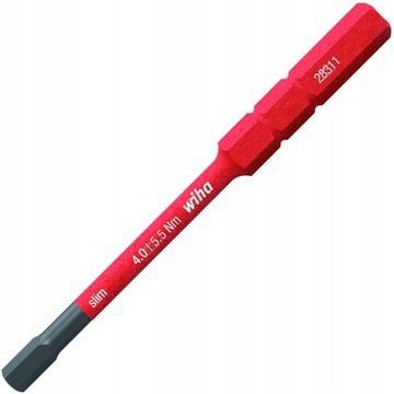 WIHA 37225 BIT slimBit electric imbus HEX 4.0