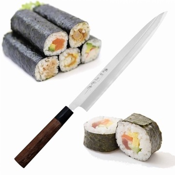 Satake Aogami Pro Japoński Nóż Sashimi Yanagiba Do Sushi i Filetowania 27cm