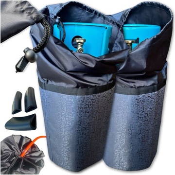 Pokrowiec Na Butle Gazową 11kg Limited blue wodoodporny do grilla gazowego