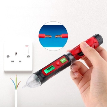 ТЕСТЕР ПЕРЕМЕННОГО НАПРЯЖЕНИЯ 12-1000 В БЕСКОНТАКТНЫЙ ТЕСТЕР WINTACT ALARM