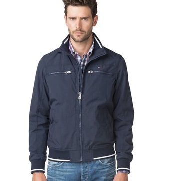 TOMMY HILFIGER Męska MATT BOMBER JACKET NAVY-L