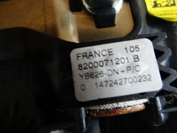 AIRBAG ŘIDIČE RENAULT OE 8200071201B