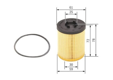 BOSCH 1 457 429 178 FILTR OLEJE