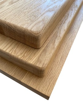 PARAPET DREWNIANY DĄB BEZ SĘKÓW 100x33cm gr.3 cm
