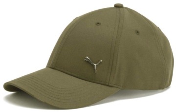 CZAPKA MĘSKA PUMA METAL Z DASZKIEM SWOOSH BROWN BEJSBOLÓWKA METALOWE LOGO