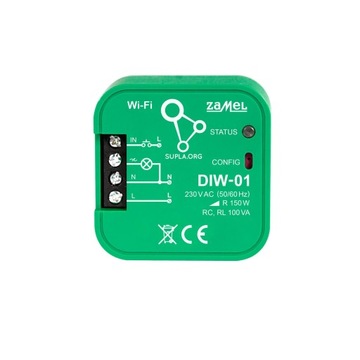 Ściemniacz dopuszkowy WiFi DIW-01 Supla Zamel inteligentny dom smart home