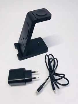 Беспроводное зарядное устройство 3in1 Charging Station для iPhone Apple Watch Airpods