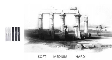 ZESTAW Ołówków Ołówki 34w1 do SZKICOWANIA H&B