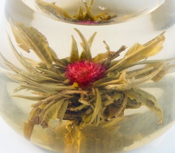 Цветущий чайный сервиз, 9 предметов, БЕЛАЯ СВЕЧНАЯ КОРОБКА