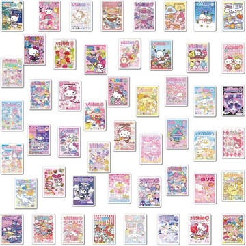 100 шт. наклейки Kawaii Sanrio, плакат, наклейка