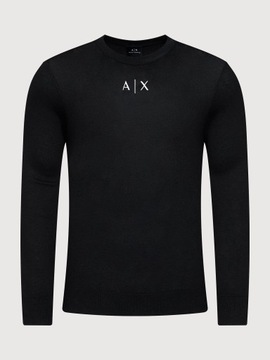 Sweter klasyczny cienki Armani Exchange L