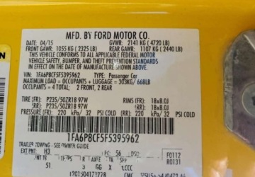 Ford Mustang VI Convertible 5.0 Ti-VCT 421KM 2015 Ford Mustang Auta z USA - Zapytaj o wiecej ofert 5.0 Benzyna 421KM, zdjęcie 3