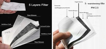 МАСКА АНТИ СМОГА +2 ФИЛЬТРА FFP2 PM2,5