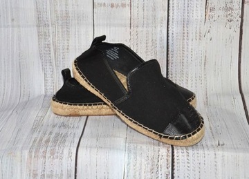 H&M czarne espadryle WSUWANE wygodne KLASYCZNE blog 39